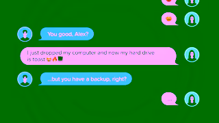 CrashPlan CrashPlan Texting YouTube Video Ad Single User Concept Ad Commercial Brand Imagery Photoshoot 1