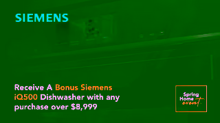 Winning Appliances Siemens Bonus Dishwasher Offer 2024 Ad Commercial Brand Imagery Photoshoot 0