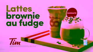 Tim Hortons Tim NOUVEAUX lattes brownie au fudge Ad Commercial Brand Imagery Photoshoot 0