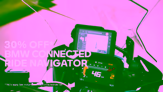 BMW BMW Motorrad Australia 30 off the BMW Motorrad ConnectedRide Navigator Ad Commercial Brand Imagery Photoshoot 0