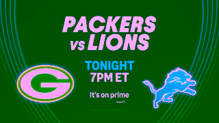 Sports on Prime Packers vs Lions 15 Tonight Thursday Night Football Prime Video Ad Commercial Brand Imagery Photoshoot 2