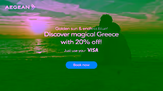 Aegean Airlines 20 with Visa Ad Commercial Brand Imagery Photoshoot 2