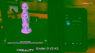 Creality Estimate the Printing Time You can Save Ender3 V3 KE vs Ender3 Ad Commercial Brand Imagery Photoshoot 1