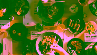 Wagamama top down 16x9 Ad Commercial Brand Imagery Photoshoot 1