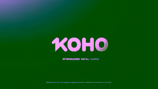 KOHO Financial KOHO Metal Mastercard for Canadians Strengthen Your Wallet Ad Commercial Brand Imagery Photoshoot 2