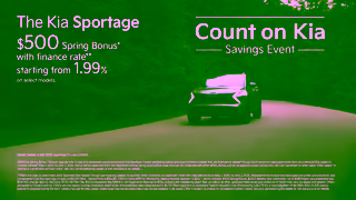KIA The Kia Sportage Right now get a 500 Bonus during the Count on Kia Savings Event Ad Commercial Brand Imagery Photoshoot 2