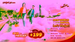 VietJet Vietjet Happy Friday Special Australia to Vietnam Deals Ad Commercial Brand Imagery Photoshoot 2