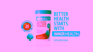 INNER HEALTH 16 Benefits In One Advanced Spectrum Probiotic from Inner Health Ad Commercial Brand Imagery Photoshoot 2