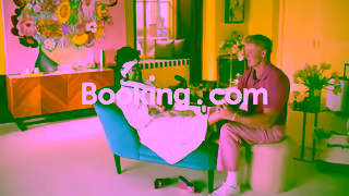 Booking.com Melissa McCarthy enjoys some room service Bookingcom Ad Commercial Brand Imagery Photoshoot 2