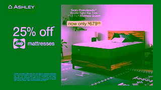 Ashley Furniture Ashley Labour Day Sale 25 Off Sealy Mattresses M10H Ad Commercial Brand Imagery Photoshoot 1