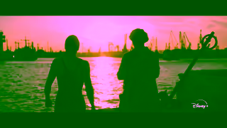 Disney Young Woman and the Sea Streaming Friday on Disney Ad Commercial Brand Imagery Photoshoot 1