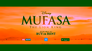 Disney Mufasa The Lion King Available to Buy or Rent Disney UK Ad Commercial Brand Imagery Photoshoot 2