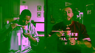 Nissin Cup Noodles Cup Noodles Stir Fry Fantasy Fumbles with George Kittle 15s Ad Commercial Brand Imagery Photoshoot 2