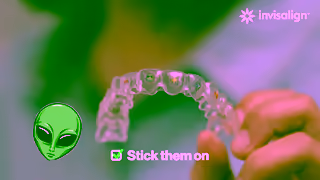 Invisalign Teeth straightening made fun Invisalign First aligners Invisalign Stickables Ad Commercial Brand Imagery Photoshoot 1