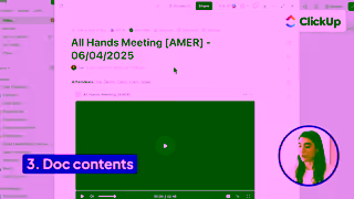 ClickUp Productivity Easy Because ClickUp AI Notetaker Ad Commercial Brand Imagery Photoshoot 1