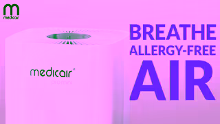 MedicAir MedicAirOne of UKs Best Air Purifiers for Allergies Ad Commercial Brand Imagery Photoshoot 1