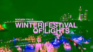 Niagara Falls Tourism 20242025 The Niagara Falls Winter Festival of Lights Ad Commercial Brand Imagery Photoshoot 0