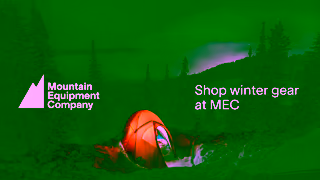 Mountain Equipment Company MEC winter warm up sale is on Ad Commercial Brand Imagery Photoshoot 2