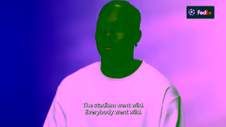 UEFA Mathys Tel Scoring on UEFA Champions League debut Outside The Box Ad Commercial Brand Imagery Photoshoot 2