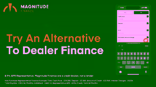 Magnitude Finance Try An Alternative To Dealer Finance Ad Commercial Brand Imagery Photoshoot 1