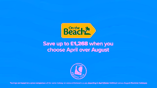 On the Beach Holidays Save40 On April Hols Ad Commercial Brand Imagery Photoshoot 2