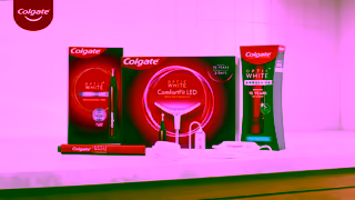 Colgate Say hello to whiter teeth with Colgate Optic White ComfortFit LED Ad Commercial Brand Imagery Photoshoot 2
