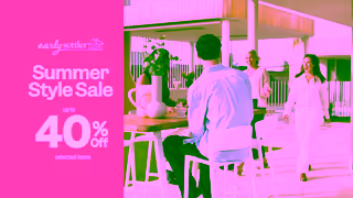 Early Settler Furniture Summer Style Sale now on Ad Commercial Brand Imagery Photoshoot 0