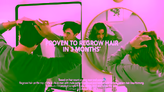 Rogaine Fight Back Hair Loss with ROGAINE Ad Commercial Brand Imagery Photoshoot 2