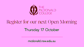 The McDonald College Youre invited to our next Open Morning on 17 October 2024 Ad Commercial Brand Imagery Photoshoot 2