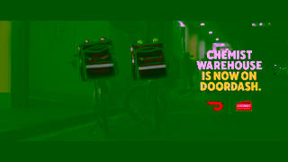 DoorDash Chemist Warehouse now on DoorDash Ad Commercial Brand Imagery Photoshoot 0