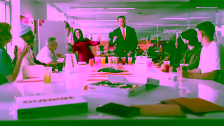 Dunkin Donuts DunkinTerns Orientation 15 ft Will Arnett Corporate Natalie The Ben Bot The DunkinTerns Ad Commercial Brand Imagery Photoshoot 1