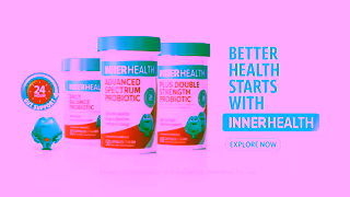 INNER HEALTH Experience 24 Hour Gut Support with Inner Health probiotics Ad Commercial Brand Imagery Photoshoot 2