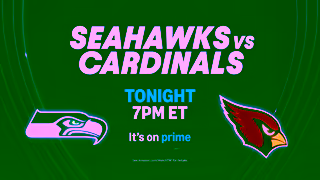 Sports on Prime Thursday Night Football Week 4 Seahawks vs Cardinals Tonight Ad Commercial Brand Imagery Photoshoot 1