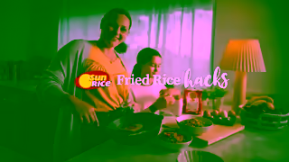SunRice Fried Rice Hacks Make Tonight Rice Night with SunRice Ad Commercial Brand Imagery Photoshoot 0