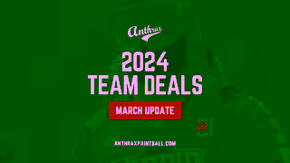 Anthrax Sportswear Get the seasonal paintball team pack offer of March 2024 Ad Commercial Brand Imagery Photoshoot 0