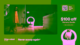 LitterRobot Founder Story New Customer Warranty Bundle Ad Commercial Brand Imagery Photoshoot 2