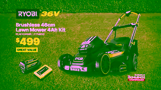 Ryobi RYOBI 36V Garden Range TVC 2025 169 15 Lawn mower Ad Commercial Brand Imagery Photoshoot 2