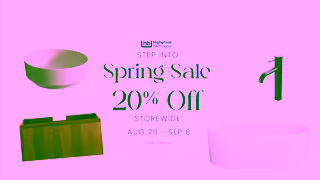 Highgrove Bathrooms Dont miss out on these savings 20 Off Storewide Ad Commercial Brand Imagery Photoshoot 1
