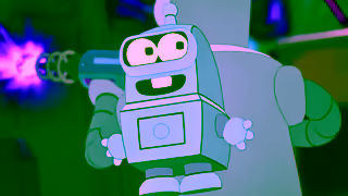 Fortnite Fortnite x Futurama Gameplay Trailer Ad Commercial Brand Imagery Photoshoot 1