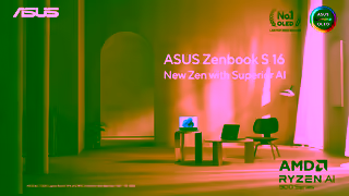 ASUS Sophistication paired with AI Experience AI with the Zenbook S 16 Ad Commercial Brand Imagery Photoshoot 2