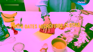 Oates Oates Microfibre Cloths Clean grime and grease with ease Ad Commercial Brand Imagery Photoshoot 1
