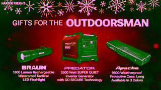 Harbor Freight Holiday Gift Guide 2024 Harbor Freight Ad Commercial Brand Imagery Photoshoot 2