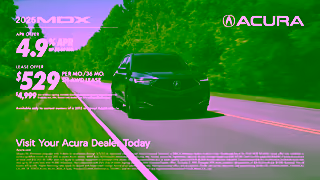 Acura Core Model 2025 MDX 49 APR 529 Lease 30 Ad Commercial Brand Imagery Photoshoot 2