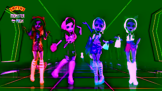 Smyths Toys Monster High Skulltimate Secrets Neon Frights Available Now at Smyths Toys Ad Commercial Brand Imagery Photoshoot 2