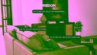 Freedom Furniture Blackout Sale On Now Ad Commercial Brand Imagery Photoshoot 2