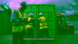 Standard Chartered Standard Chartered Backing Global Trade Ambitions Ad Commercial Brand Imagery Photoshoot 1