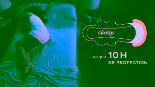 Always Les serviettes de nuit Always Pour des nuits de sommeil sans tracas durant les rgles Ad Commercial Brand Imagery Photoshoot 2