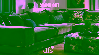 DFS Sofas DFS TED BAKER SIT DOWN STAND OUT EDIT Ad Commercial Brand Imagery Photoshoot 1