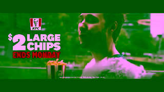 KFC KFCs 2 Large Chips Ad Commercial Brand Imagery Photoshoot 2