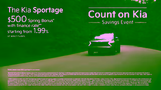 KIA The Kia Sportage Right now get a 500 Bonus during the Count on Kia Savings Event Ad Commercial Brand Imagery Photoshoot 2
